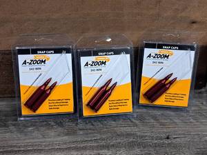 lot 1080 image: Lot of (3) A-Zoom 243 Win Snap Caps 2-piece (in original packaging)