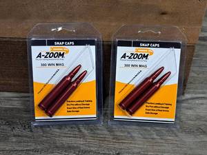 lot 1081 image: Lot of (2) A-Zoom 300 Win Mag Snap Caps 2-piece (in original packaging)