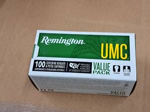 lot 632 image: Lot of (1 Box) Remington UMC .380 Auto 88 gr JHP Centerfire Revolver & Pistol Cartridges 100-count