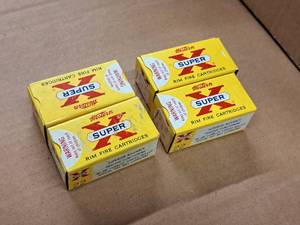 lot 669 image: Lot of (4 Boxes) Western Super X 22 Long Rifle 40 gr Rimfire Cartridges 50-count