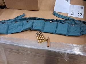 lot 728 image: Ammo Belt with (30) Ammo Rounds