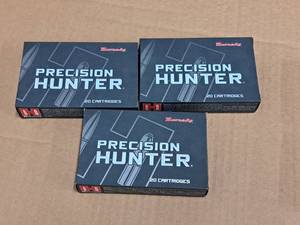 lot 735 image: Lot of (3 Boxes) Hornady Precision Hunter 25-06 REM 110 gr ELD-X Cartridges 20-count