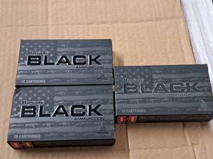 lot 744 image: Lot of (3 Boxes) Hornady Black 6mm ARC 105 gr BTHP Cartridges 20-count