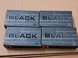 lot 743 image: Lot of (4 Boxes) Hornady Black 6mm ARC 105 gr BTHP Cartridges 20-count