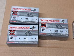 lot 753 image: Lot of (3 Boxes) Winchester Super X Turkey Load 12 Gauge 3 1-78oz 5 Shot Rounds 10-count