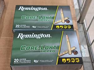 lot 964 image: Lot of (2 Boxes) Remington Core-Lokt Tipped 7mm Remington Mangum 150 gr Centerfire Rifle Cartridges 20-count