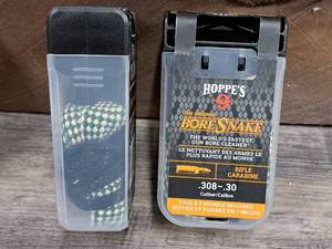 lot 1155 image: Lot of (2) Hoppes No. 9 .308-.30 Caliber Bore Snake