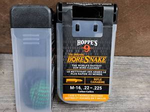 lot 1156 image: Lot of (2) Hoppes No. 9 M16, .22-225 Caliber Bore Snake