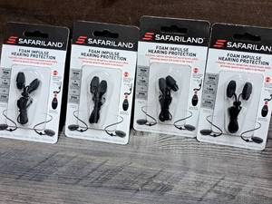 lot 1234 image: Lot of (4) Safariland Foam Impulse Hearing Protection Earplugs
