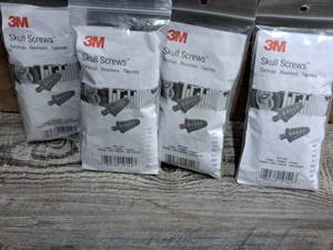 lot 1233 image: Lot of (4) 3M Skull Screws Earplugs VP-P1301 4-piece