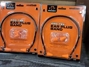 lot 1246 image: Lot of (2) Walkers Pro-Tek 25dB NRR Banded Earplugs