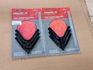 lot 1182 image: Champion Clay Target Holders