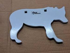 lot 1178 image: Allen EZ Aim Steel Coyote Target AR500