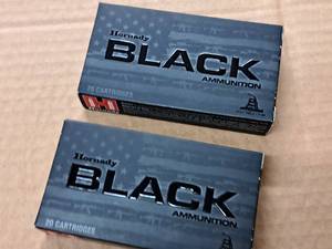 lot 850 image: Lot of (2 Boxes) Hornady Black 223 REM 75 gr BTHP Cartridges 20-count