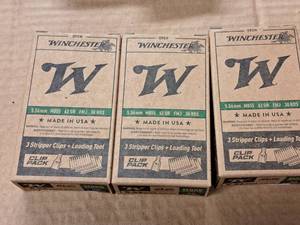 lot 864 image: Lot of (3 Boxes) Winchester 5.56mm M855 62 gr FMJ Cartridges 30-count