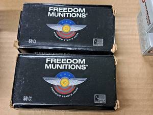 lot 927 image: Lot of (2 Boxes) Freedom Munitions 38 Special 148 gr Wadcutter Cartridges 50-count