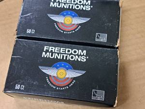 lot 926 image: Lot of (2 Boxes) Freedom Munitions 38 Special 148 gr Wadcutter Cartridges 50-count