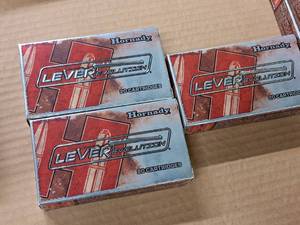 lot 919 image: Lot of (3 Boxes) Hornady Leverevolution 30-30 WIN 160 gr FTX Cartridges 20-count