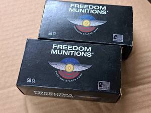 lot 911 image: Lot of (2) Freedom Munitions Boxes of Ammo - .357 Mag, .38 Special