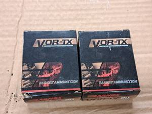 lot 901 image: Lot of (2 Boxes) Barnes Vor-TX 9mm Luger 115 gr TAC-XP Cartridges 20-count