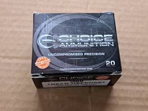 lot 887 image: Lot of (1 Box) Choice Ammunition Bear Defense 10mm 200 gr Wide Flat Nose Lead Cartridges 20-count