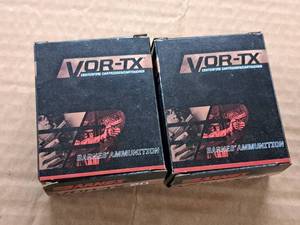 lot 900 image: Lot of (2 Boxes) Barnes Vor-TX 9mm Luger 115 gr TAC-XP Cartridges 20-count