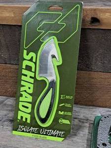 lot 1269 image: Schrade Isolate Ultimate 3-12-Blade Fixed Blade Knife