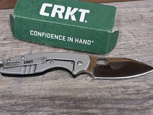 lot 1271 image: CRKT Pilar III 3-14-Blade Folding Lock Blade Knife