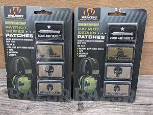 lot 1302 image: Lot of (2) Walkers Limited Edition Patriot Series Patch Set 4-piece
