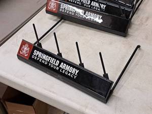 lot 1329 image: Lot of (4) 12 Springfield Armory Slat Wall Displays