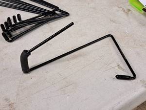 lot 1331 image: Lot of (9) Countertop Handgun Displays