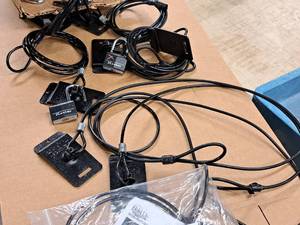 lot 1334 image: Lot of (9) Gun Cable Locks