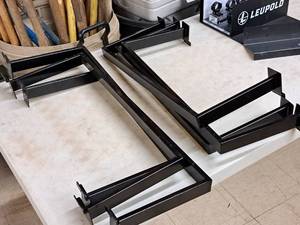 lot 1323 image: Lot of (6) 24 Slat Wall Display Bars