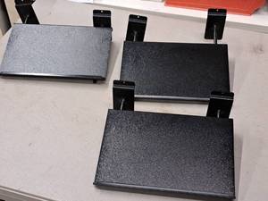 lot 1317 image: Lot of (3) Slat Wall Shelves 12x8