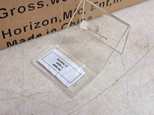 lot 1314B image: Lot of (83) Assorted Acrylic Pistol DisplaysStands