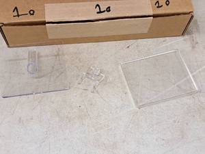 lot 1314H image: Lot of (8) Acrylic Displays