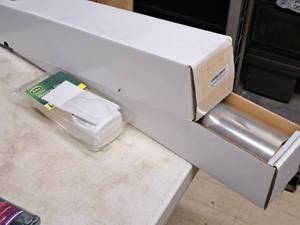 lot 1376 image: Lot of (1 Box) Clear Vinyl Window Film 12-milx25x30 with Gila Compete Window Film Application Kit
