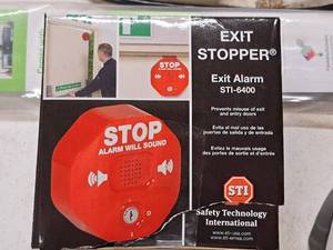 lot 1373 image: Safety Technology International EXIT Stopper Exit Alarm STI-6400
