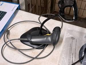 lot 1369 image: Symbol Tech POS Hand Scanner with Stand