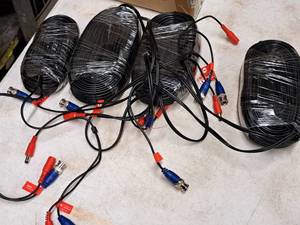 lot 1361 image: Lot of (4) BNC Video  Power Cable