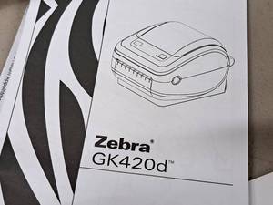 lot 1393 image: Zebra Thermal Label Maker GK420d