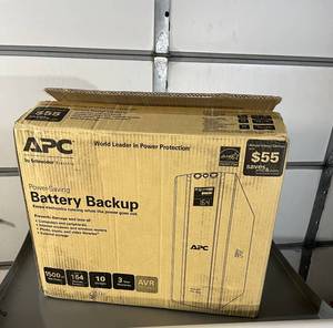New Open Box Schneider Electric APC Pro 1500 BR1500G Power-Saving Battery Backup UPS