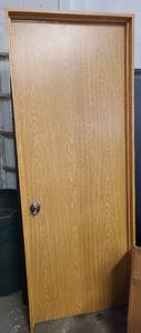 New Dooor with frame and door handle