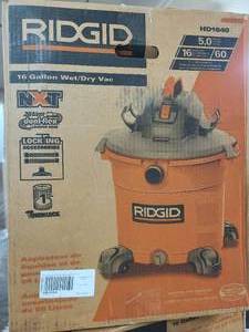 New Rigid 16 Gallon WetDry Vac HD1640
