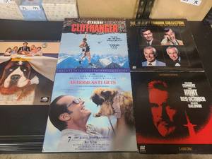 5 Vintage Laser Disc Movies Feat. Hunt for Red October