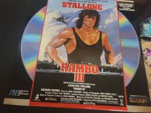 5 Vintage Laser Disc Movies Feat. Rambo III