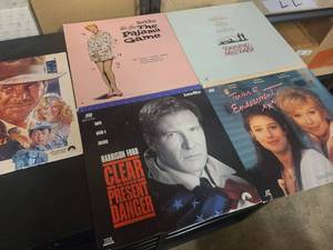 5 Vintage Laser Disc Movies Feat. Indiana Jones