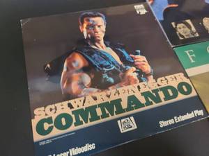 5 Vintage Laser Disc Movies Feat. Commando