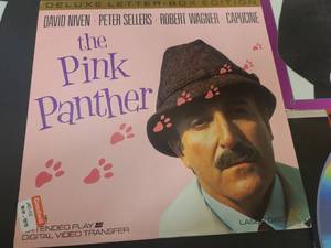 5 Vintage Laser Disc Movies Feat. Pink Panther