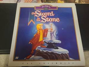 5 Vintage Laser Disc Movies Feat. Disneys The Sword in the Stone